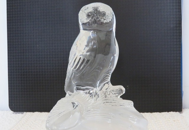 hibou en cristal