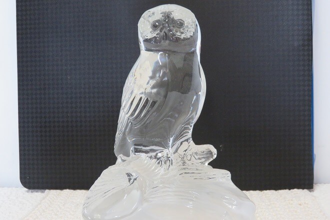 hibou en cristal